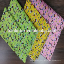 Tecido de flanela de algodão de poliéster / tecido de flanela tingida colorida / tecido de flanela 32 * 12dyed para pano